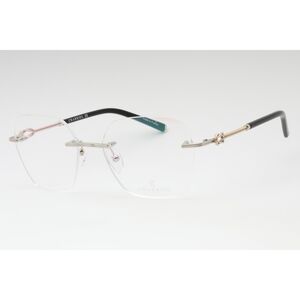 NWT Charriol PC71047-C02 54mm Shiny Silver Eyeglasses